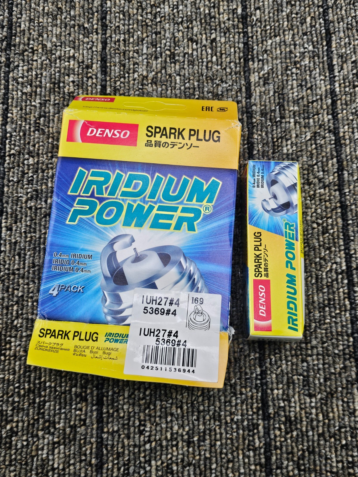 QTY 4 Denso 5369 IUH27 Iridium Power Spark Plug Fits Honda CBR1000RR 2004-2009