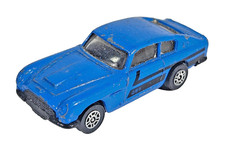 Corgi Juniors Aston Martin DB6 Blue Color Diecast Car Vintage 1970 Model Unboxed
