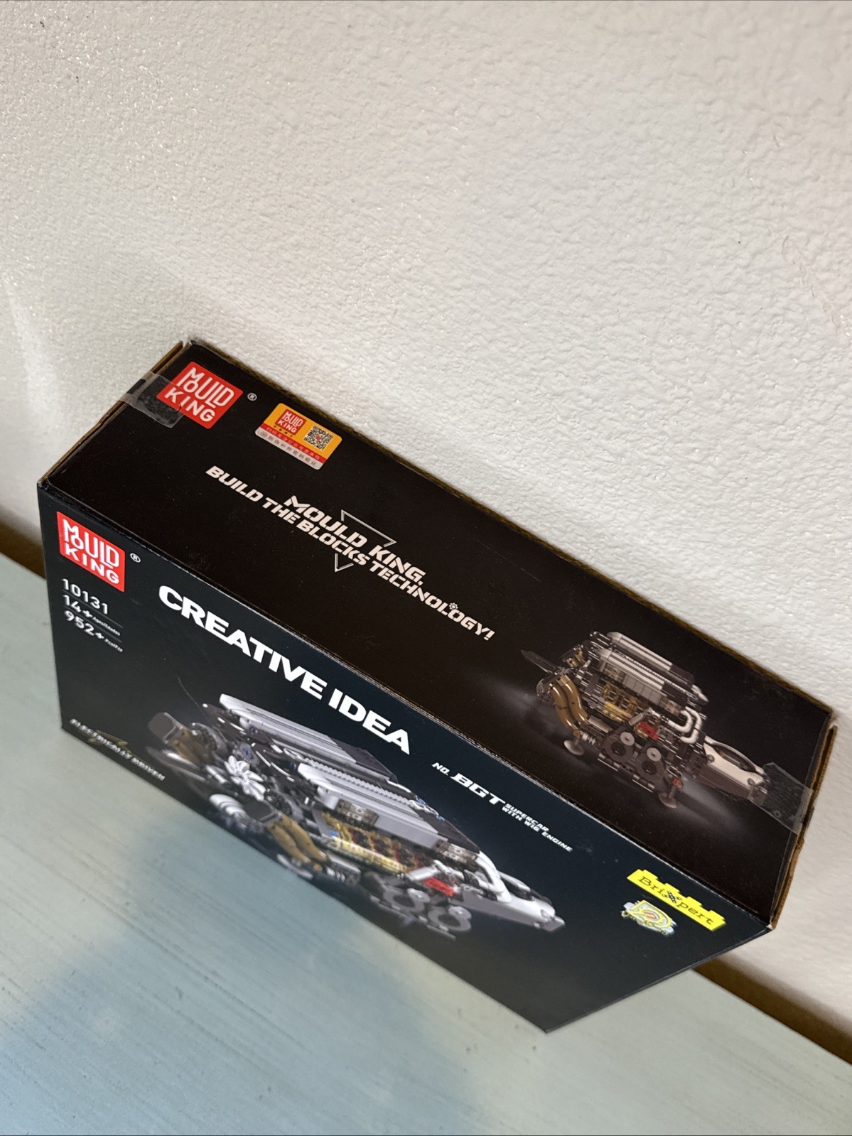 NEW Mould King 10131 W16 Engine Motor Double V8 Cylinder Building Block Toy Kit