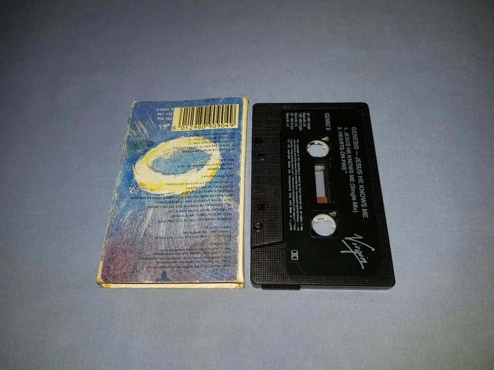 GENESIS JESUS HE KNOWS ME CASSETTE TAPE SINGLE - Image 2 of 2
