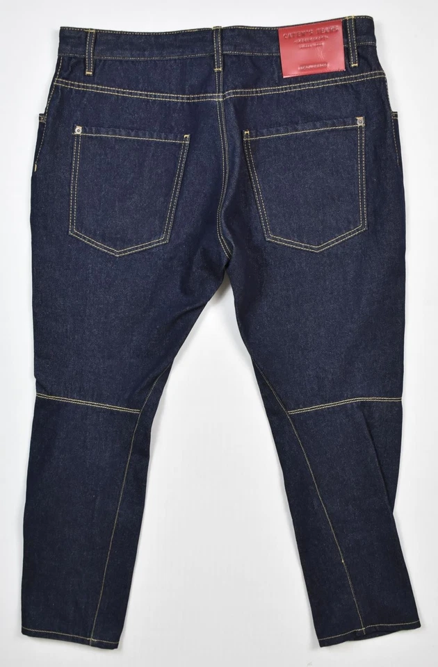 DSQUARED2 Caten Men's Tapered Slim Jeans Size 52 - 36 New Imperfect - Image 2 of 4