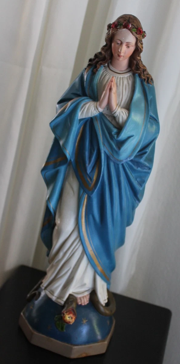 Maria-Betend-Statue-Figur-Heiligenfigur-Höhe ca. 42 cm