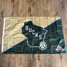Milwaukee Bucks Flag 28" x 48  NBA Basketball Coors Light Wall Flag