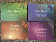 4 boxes cleverfy Aromatherapy Shower Steamers Variety Pack of 6 Essential Oils