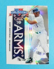 Gary Sheffield 2025 Panini Crusade Call To Arms Silver Prizm #4 Brewers