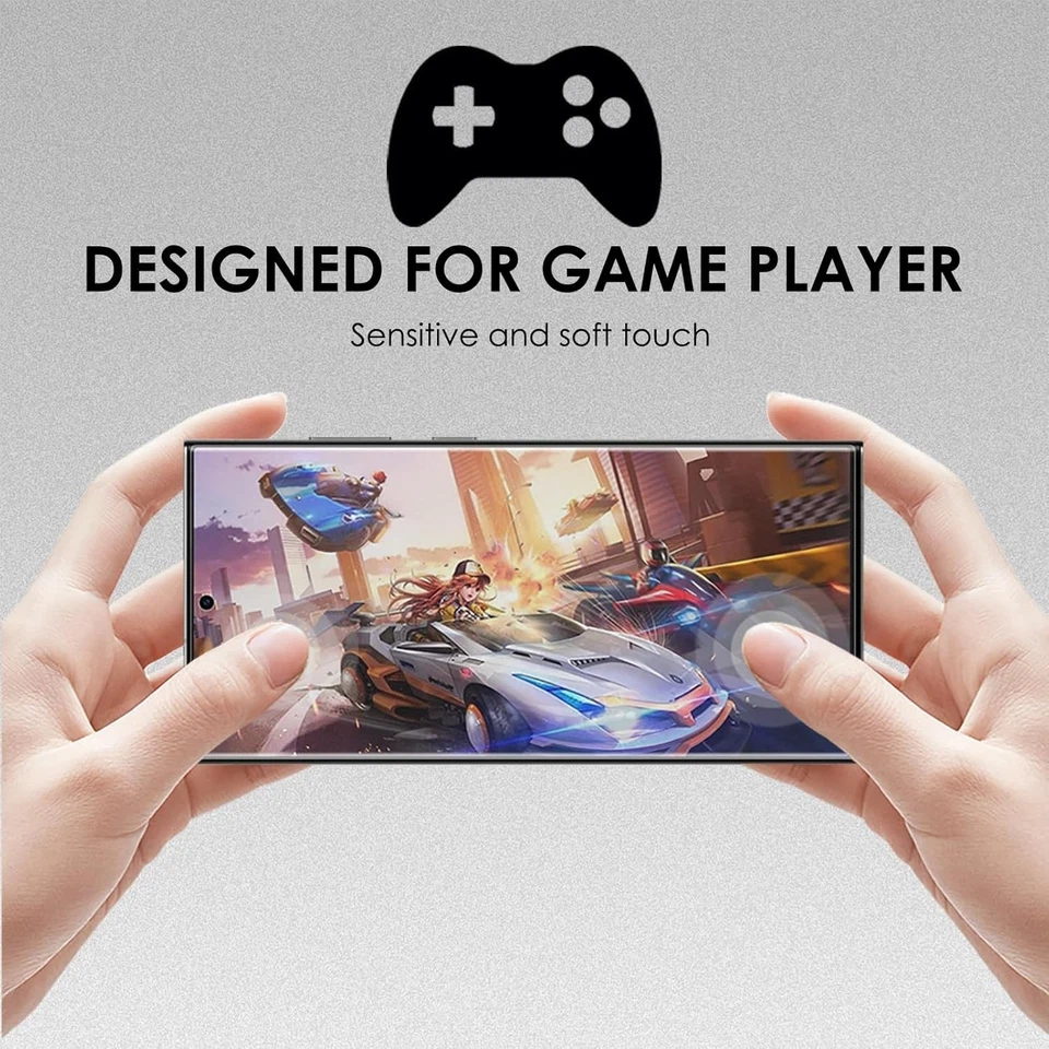 [2 Pack]Galaxy S23 Ultra matte screen protector, UV liquid full screen adhesive - image 4 of 4