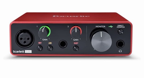 Focusrite Scarlett Solo 3rd Gen USB Audio Interface