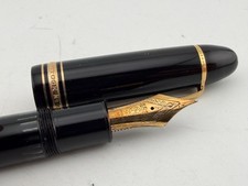Lovely Rare Vintage Montblanc Meisterstuck 149 Fountain Pen Black - FLEX Nib