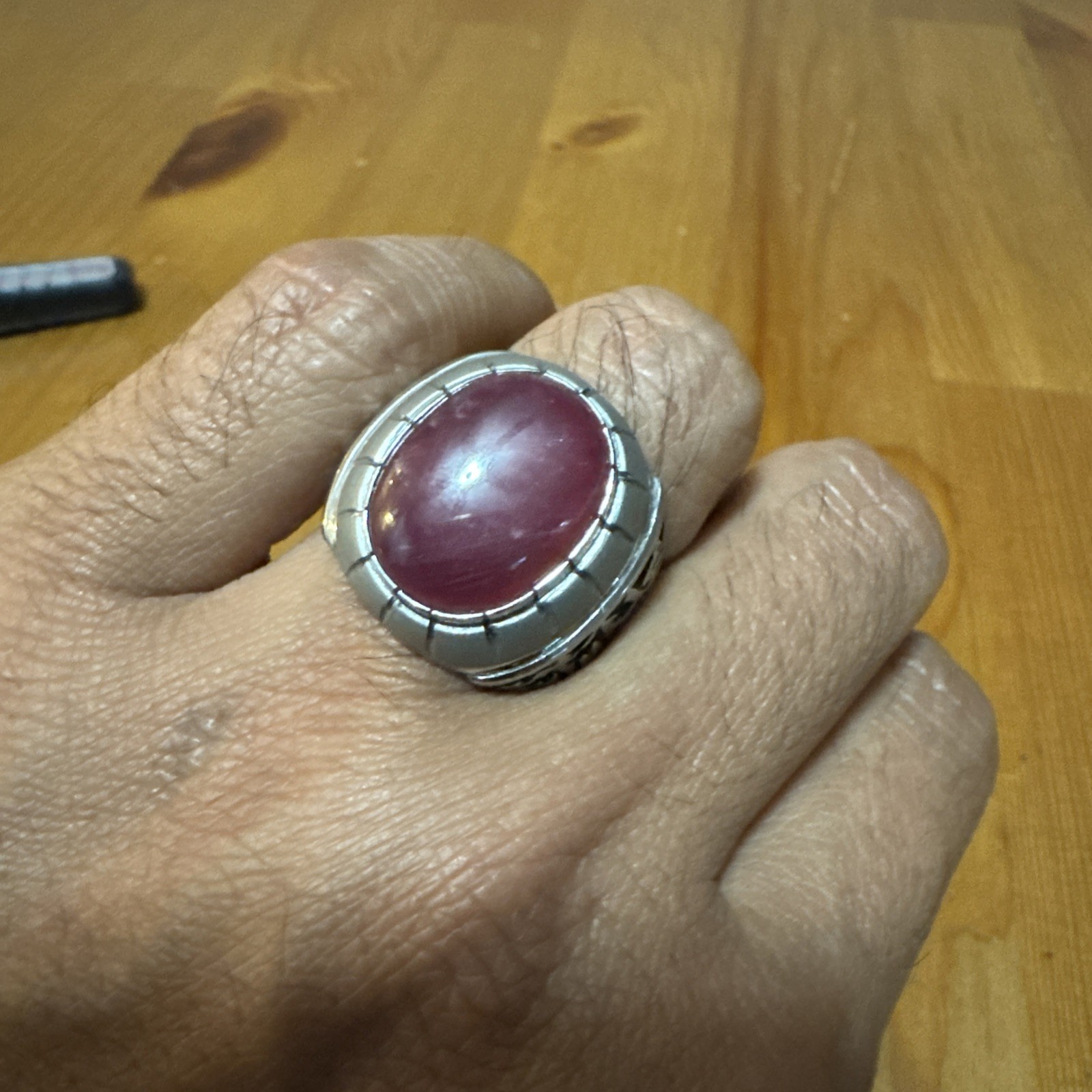 Natural Ruby cabochon - image 3