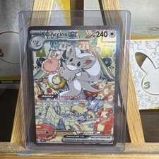 Pokémon TCG Cinccino ex 119/086 ME04 Chaos Rising Special Illustration Rare Holo