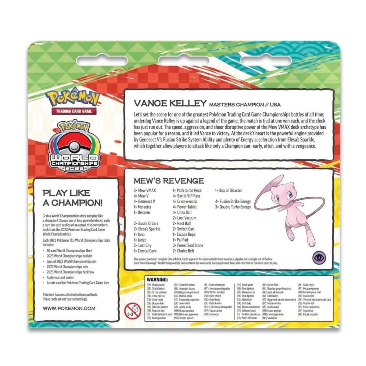 Pokemon TCG: 2023 World Championships Deck Mew's Revenge | eBay