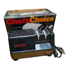Chefs Choice 310 2 Stage Diamond Hone Electric Knife Sharpener USA Made WORKS