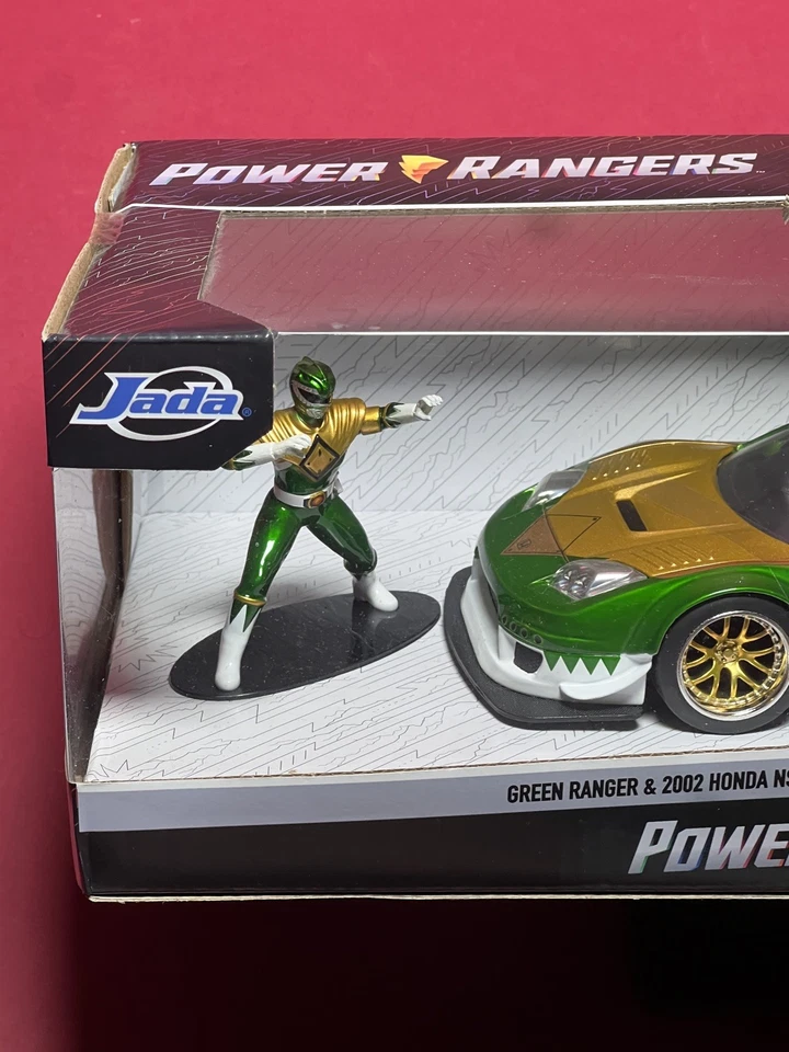 Green Power Rangers 2002 Honda NSX Type-R Japón coche diecast figura 1:24 - NUEVO Foto 4 de 4