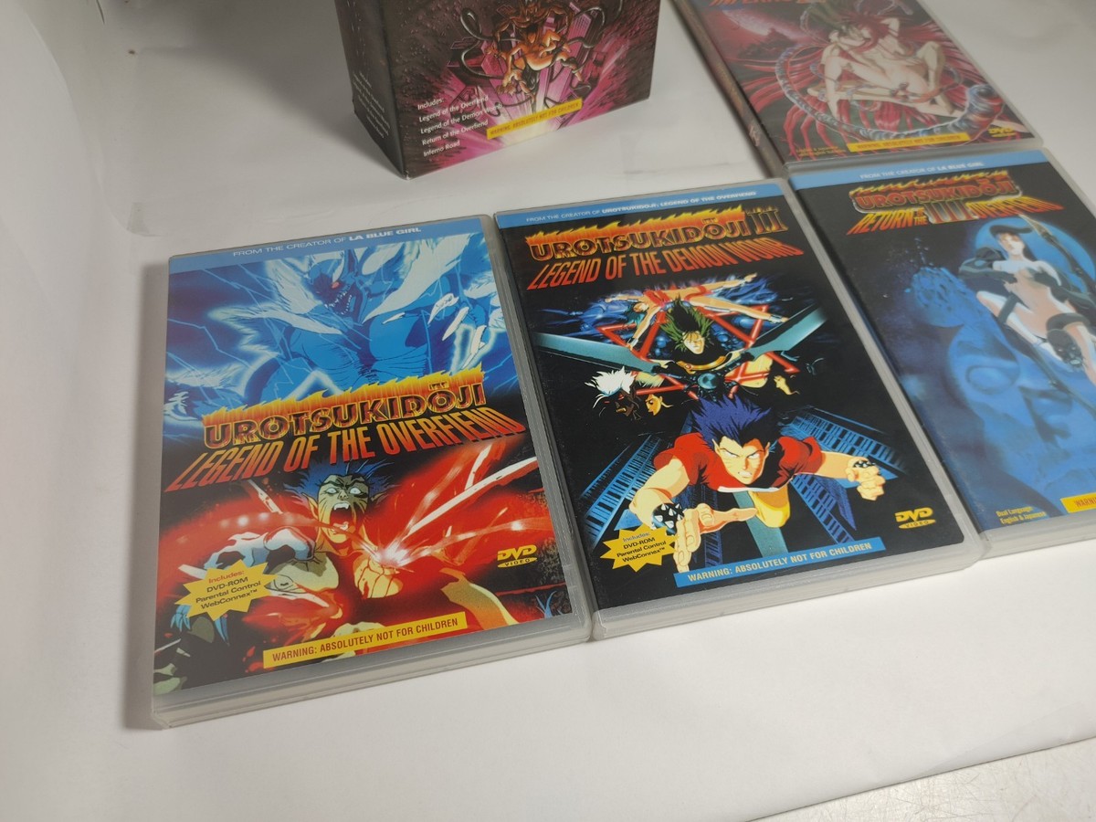 The Urotsukidoji Saga: Hell on Earth (DVD, 2001, 4-Disc Set