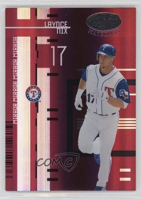 2005 Leaf Certified Materials Mirror Red 80/100 Laynce Nix #95 18kx