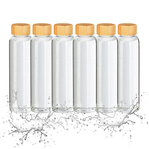 Botella de agua botellas reutilizables 500 ml ligera cantimplora de vidrio - Imagen 1 de 9