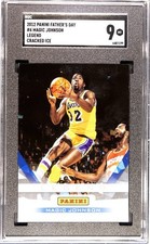 Pop 1 All Grades - Magic Johnson -CRACKED ICE- Panini Father’s Day 2012 Legend