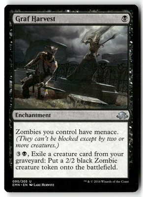 Graf Harvest 90 Eldritch Moon Magic: The Gathering Uncommon Lightly Played
