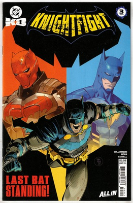 #ad DC K.O. KNIGHTFIGHT #3 COVER A 1ST PRINT 1ST APP ALFRED WAYNE SON OF DAMIAN $14.99