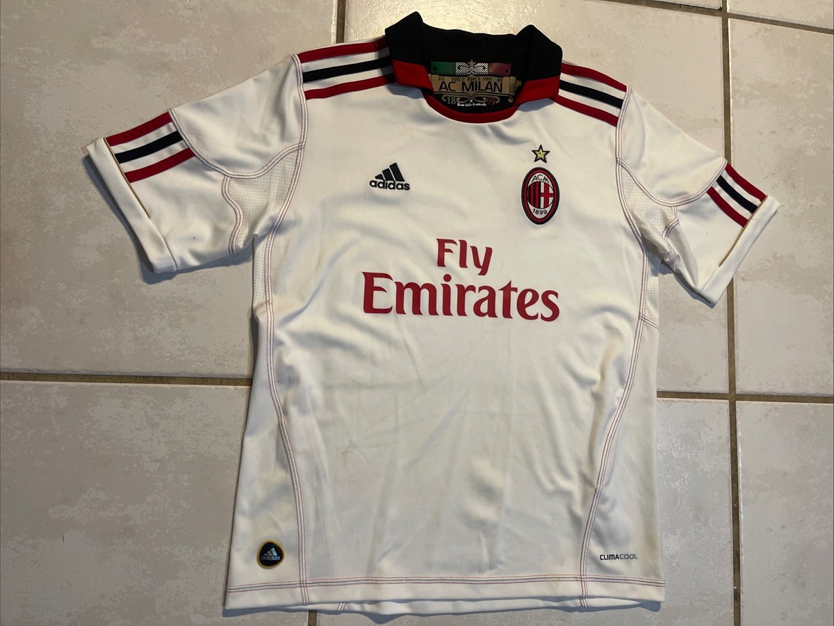 Rare Vintage ADIDAS AC Milan 2010/2011 Away Jersey Youth Medium | eBay