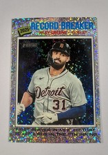 2026 Topps Heritage - Riley Greene #234 - Chrome Silver Sparkle Refractor W/base