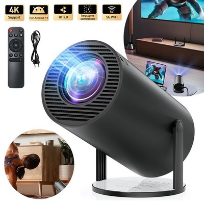 2026 NEU Beamer Projektor 4K UHD WiFi Bluetooth Android TV Heimkino Mini Tragbar