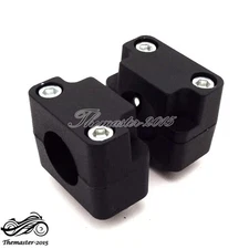 1 1/8" Fat Handle Bar Clamp Risers Taper For ATV Honda Trx 450r 250r 300ex 400ex
