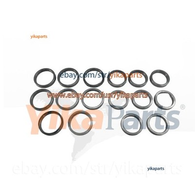 16 PCS D24 Intake and Exhaust Valve Seat For Doosan / DEVELON Diesel