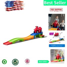 Up  Down Roller Coaster Toy - 9ft Track  ATV-style Ride-On for Toddlers