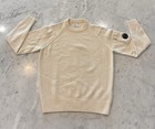 CP Company Men's M/48 Cream Sweater Wool Blend Long Sleeve Crew Neck Pullover — photo 1