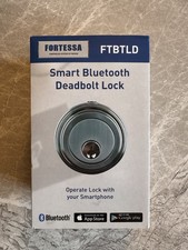 New Sealed Fortessa FTBTLD Smart Bluetooth Deadbolt Lock Smartphone App Control