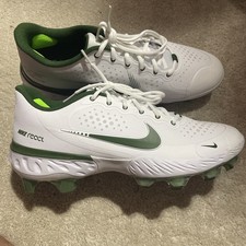 Nike Alpha Huarache Elite 3 Low MCS Green Baseball Cleat CZ5649-100 Men’s 11.5