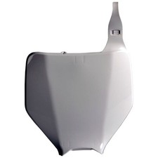 Numéro de départ (plastron), couleur blanche assortie pour KAWASAKI KX