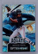 Quentin Young 2025 Leaf Optichrome Baseball 1/1 Pre Production Proof