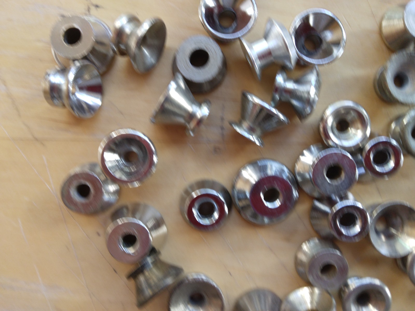 Lot of 40+ Modern Miscellaneous Strap Buttons, Used