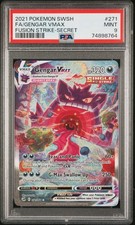 Pokemon Gengar Vmax Fusion Strike 271/264 Secret Rare Full Alt Art PSA 9 Mint