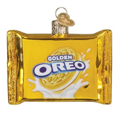 Old World Christmas Blown Glass Christmas Ornament, Oreo Golden Sandwich Cookies