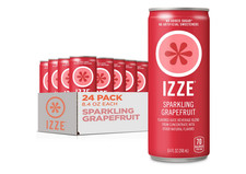 IZZE Sparkling Water Juice Beverage Blend 8.4 FL OZ, 24 Cans