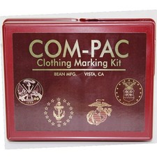 US Military Uniform Marking Kit - Fabric Stamp Set for Labeling Clothing