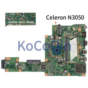 FOR   X553SA REV.2.0 Laptop Motherboard 60NB0AC0 SR29H N3050 #ff