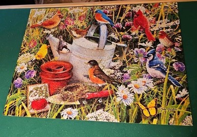 Ceaco GARDEN BIRDS 500 piece puzzle COMPLETE