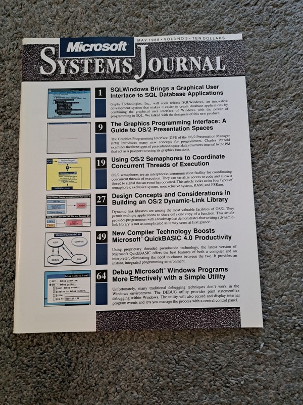 May 1988 Microsoft Systems Journal Vol. 3 No. 3