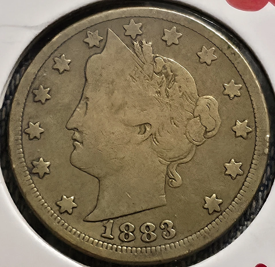 Lot Of 5 Liberty Nickels With Rackateer Nickel!!! Look!!  - Image 3 of 4