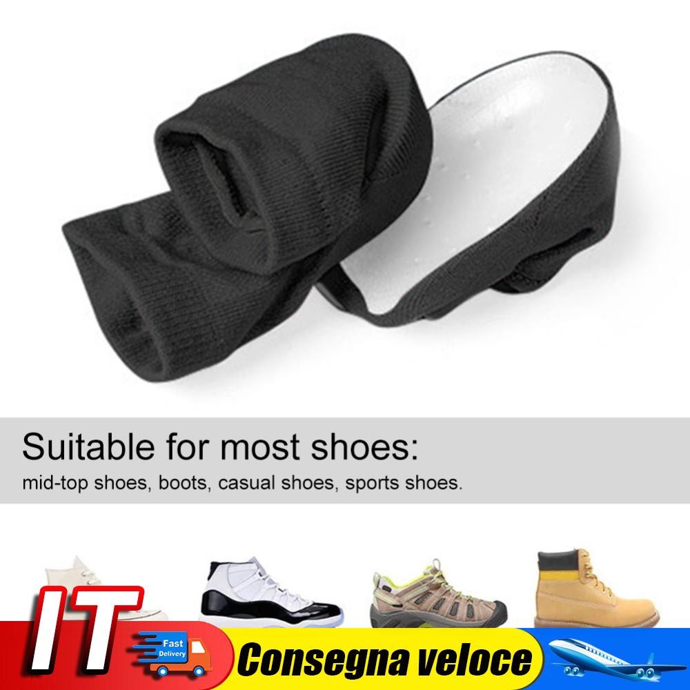 SAOLA 1 paio di calzini con soletta nascosta sul tallone calzini per aumentare il sol