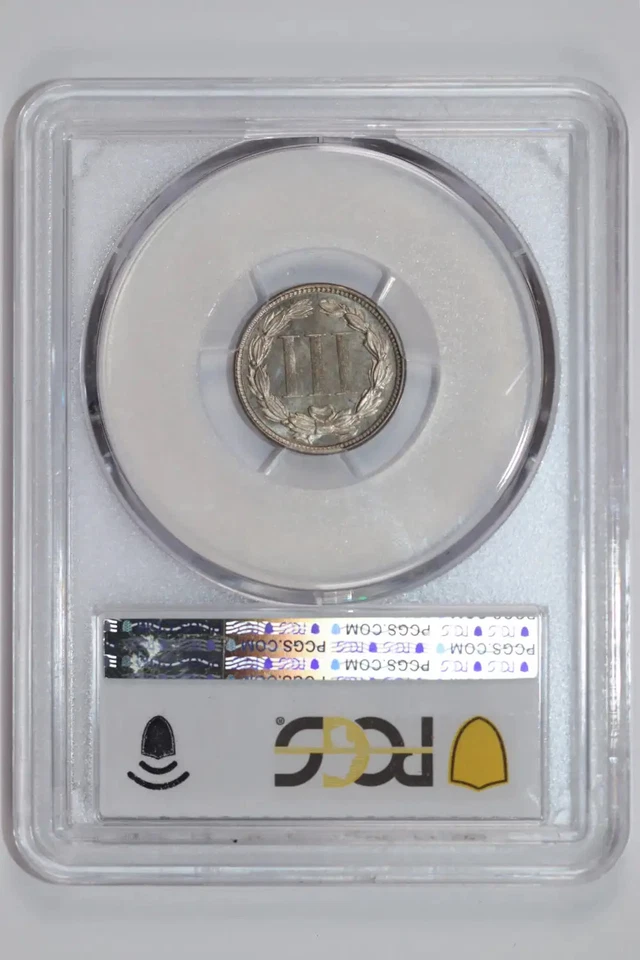 1879 PROOF THREE CENT NICKEL PCGS PR66 - PQ! - Image 3 of 3