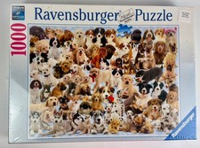 Dogs Galore 1000 Piece Puzzle Ravensburger Puppies Brand New Sealed 27X20 2008