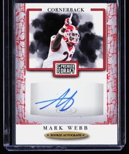 Sage 2021 SAGE Premier Draft Mark Webb #A70 Autographs Red