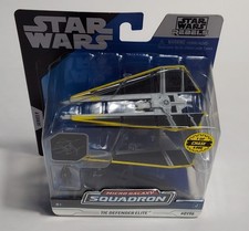 Star Wars Micro Galaxy Squadron CHASE yellow TIE DEFENDER ELITE Series 9 1 5000
