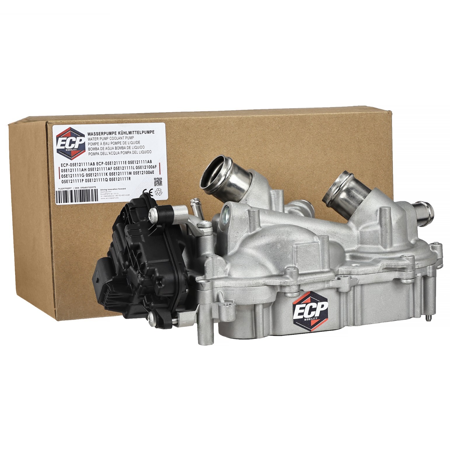 Pompe à eau 05E121111AB pour moteurs VW Audi 1.5 TSI en alliage d'aluminium d'origine