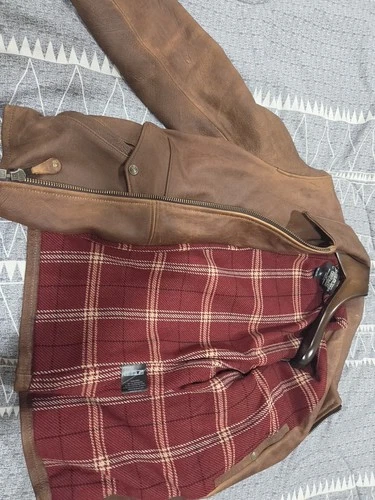 Schott NYC 464 U.S. Bison Delivery Jacket - Brown - Size Medium (NWOT) image 4